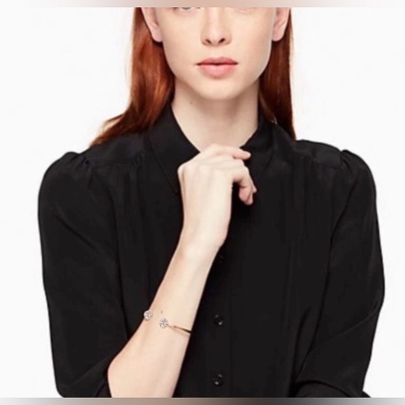🚨LAST ONE 🚨KATE SPADE LADY MARMALADE OPEN CUFF ROSE GOLD BRACELET | NWTS - Picture 2 of 9